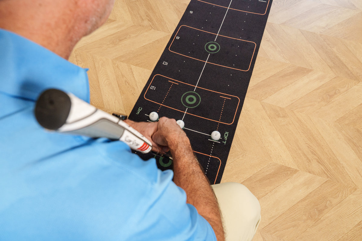 Wellputt Premium Putting Mat 4m x 50cm - High Speed (Black)