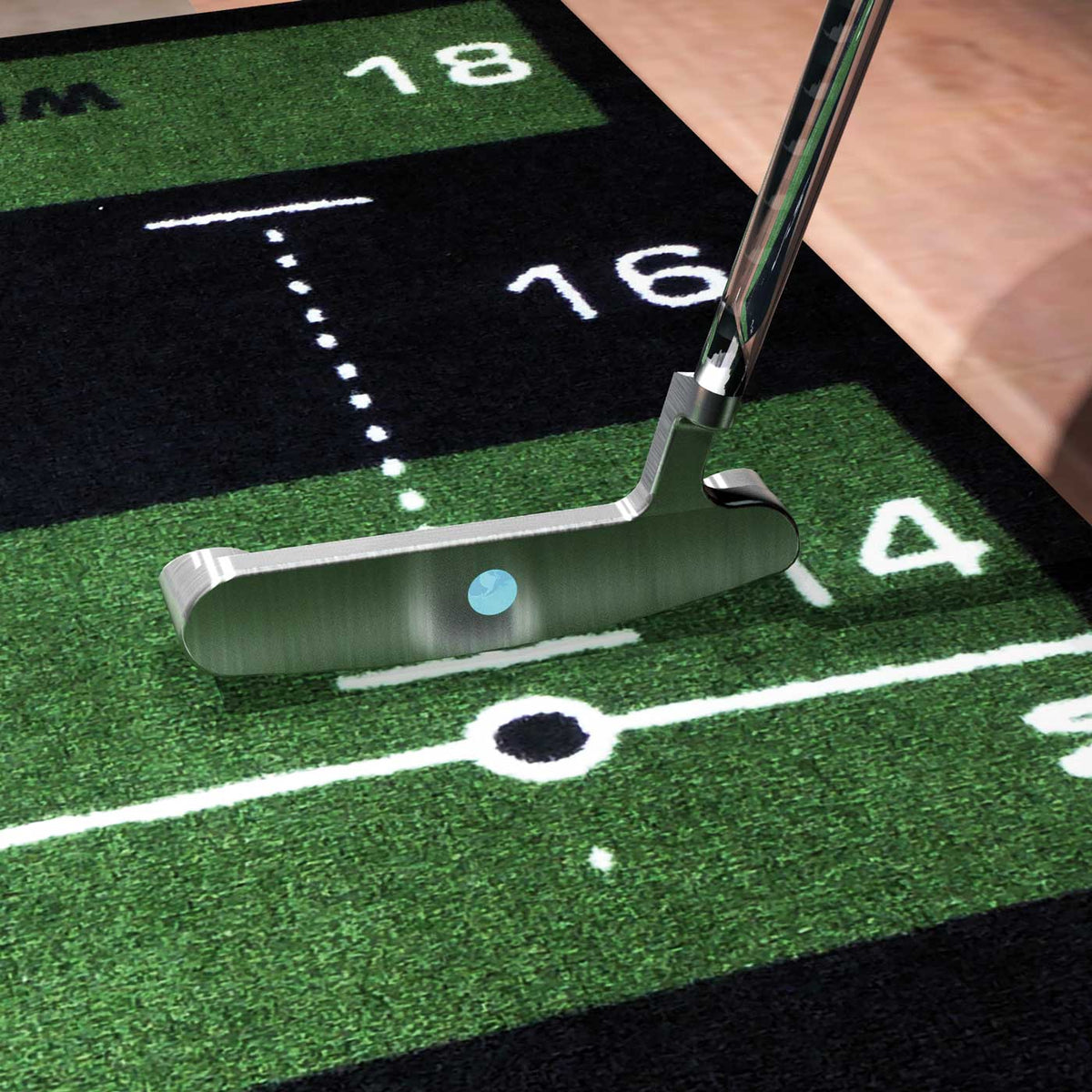 Wellputt Putting Mat 4m x 50cm - High Speed (Green)