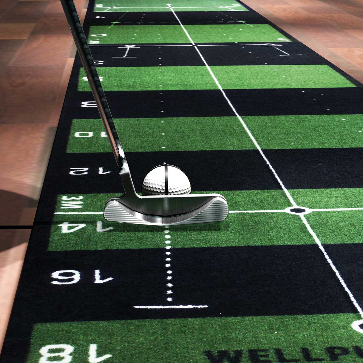 Wellputt Putting Mat 4m x 50cm - High Speed (Green)
