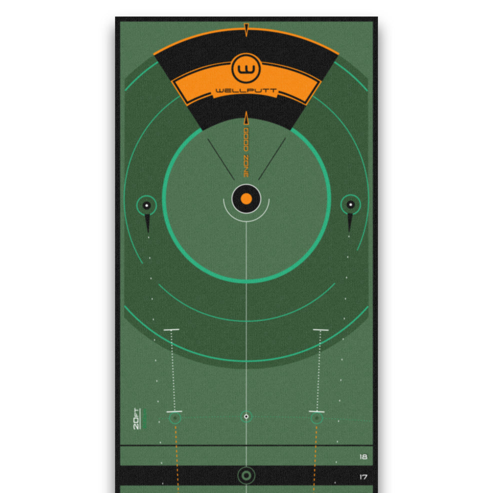 Wellputt Putting Mat 8m x 95cm - High Speed (Green)