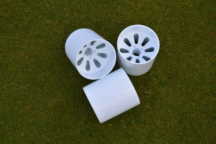 Putting Green Hole Cup (UK) – All white – 4.25” Diameter - Active Golf Projects