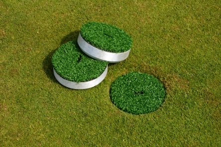 Standard Hole Cup Cover (Alloy with artificial grass covering)