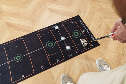 Wellputt Premium Putting Mat 4m x 50cm - High Speed (Black)