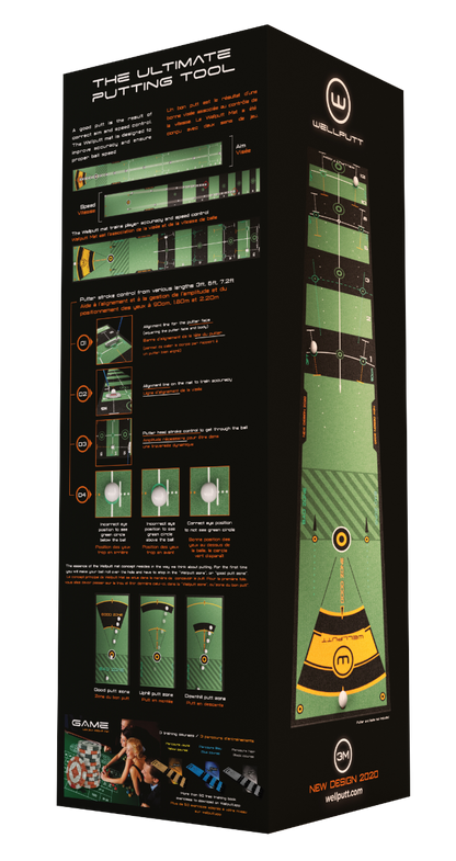 Wellputt Putting Mat 3m x 50cm - High Speed (Green)