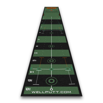 Wellputt Putting Mat 4m x 50cm - High Speed (Green)