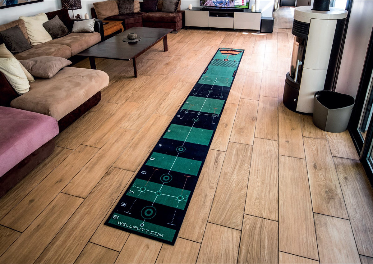 Wellputt Putting Mat 4m x 50cm - High Speed (Green)