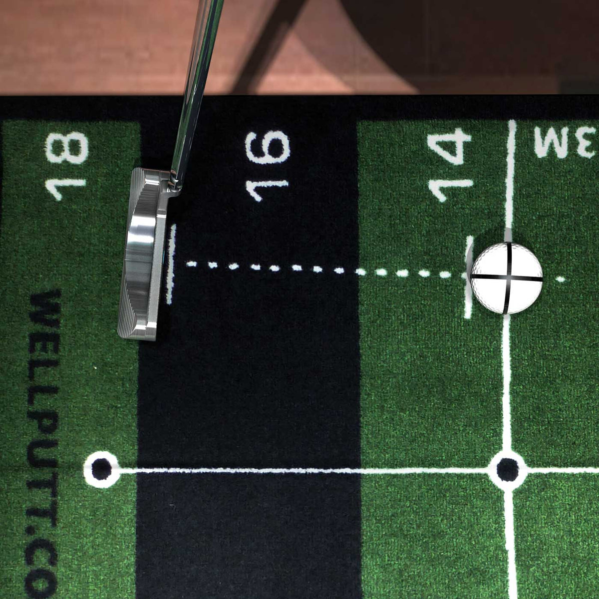 Wellputt Putting Mat 4m x 50cm - High Speed (Green)