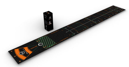 Wellputt Premium Putting Mat 4m x 50cm - High Speed (Black)