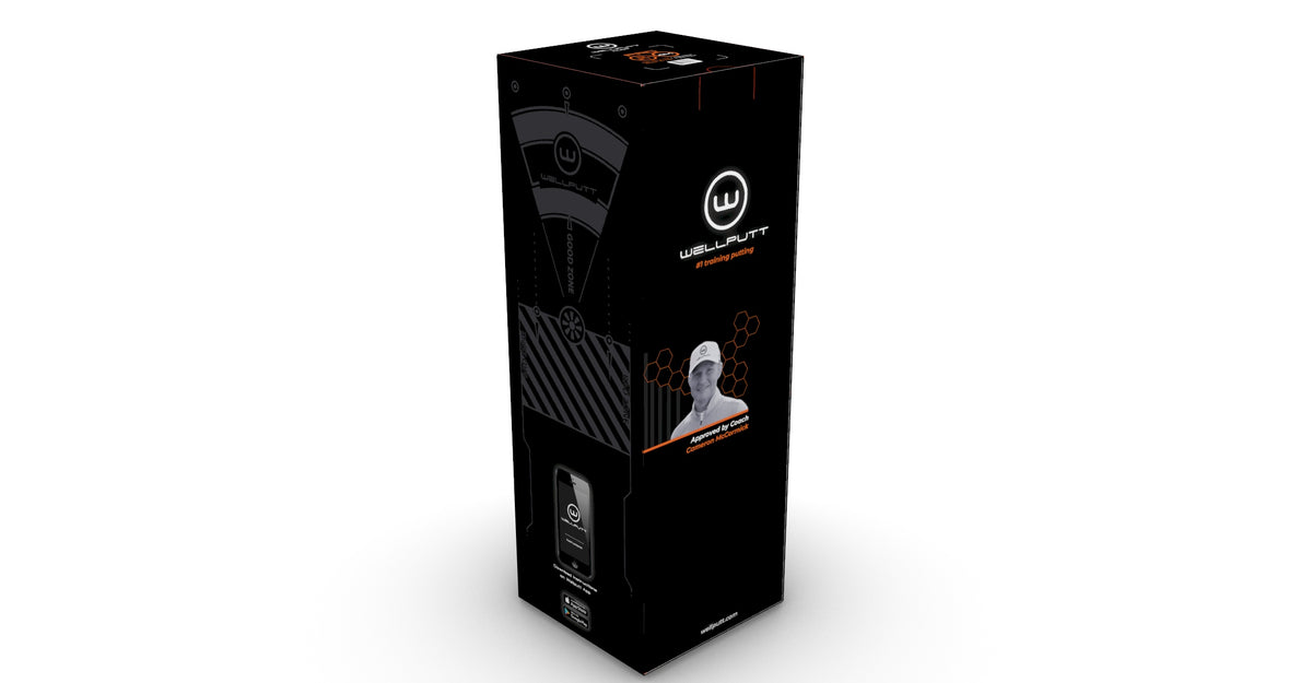 Wellputt Premium Putting Mat 4m x 50cm - High Speed (Black)