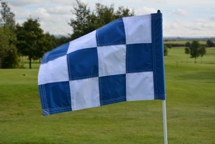 2 Ply Sewn Checkered Flags / Both Sides (All Colours) - Active Golf Projects