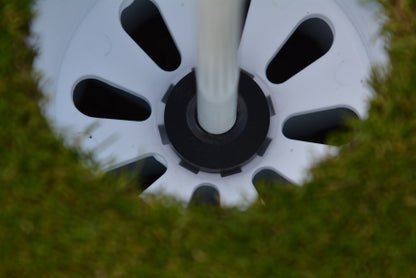 Standard Plastic Locking Hole Cup (UK) / all white / 4.25” Diameter - Active Golf Projects