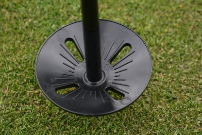 Fibre Glass Practice Putting Green Pin – With Black Plastic 'backsaver' Ball Tray (priced without flag) - Active Golf Projects